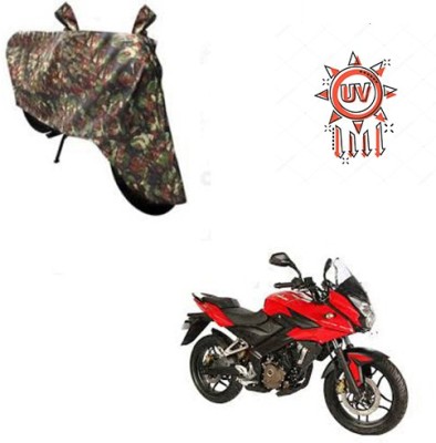 HYBRIDS COLLECTION Waterproof Two Wheeler Cover for Bajaj(Pulsar AS 150, Multicolor)