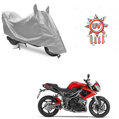 HYBRIDS COLLECTION Waterproof Two Wheeler Cover for DSK Benelli(TNT R, Silver)
