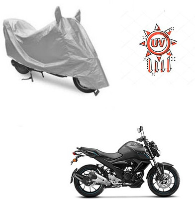 RPSENTTERPR Waterproof Two Wheeler Cover for Yamaha(FZ, Silver)