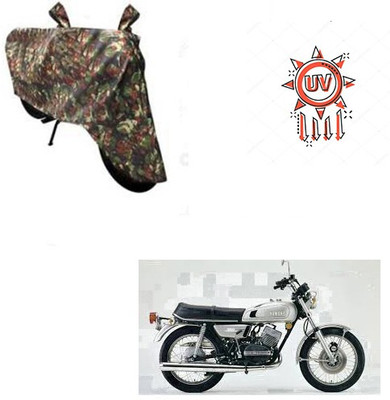HYBRIDS COLLECTION Waterproof Two Wheeler Cover for Yamaha(RD 350, Multicolor)