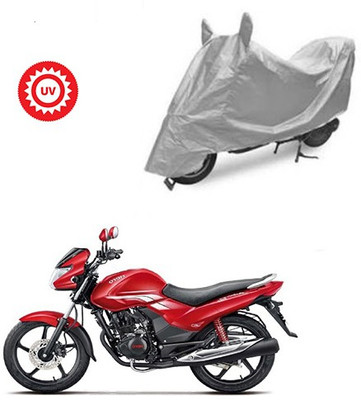 HYBRIDS COLLECTION Waterproof Two Wheeler Cover for Hero(Achiever, Silver)