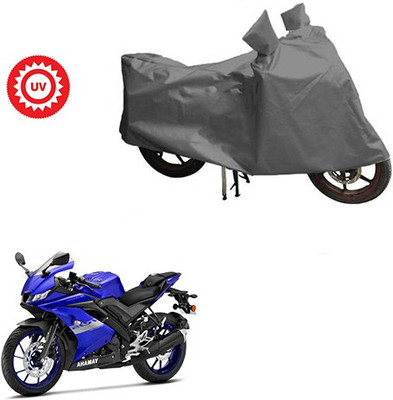 Atulit enterprises Waterproof Two Wheeler Cover for Yamaha(R15 V3, Grey)
