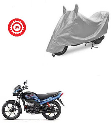 THE REAL ARV Waterproof Two Wheeler Cover for Honda(Passion Pro, Silver)