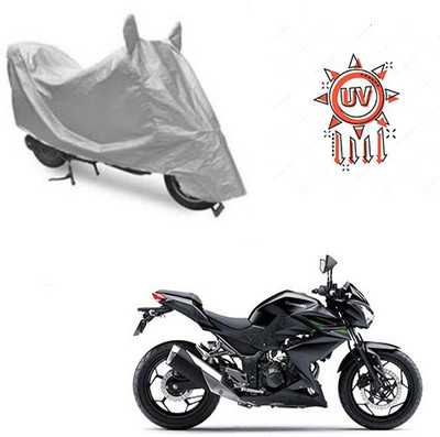 Atulit enterprises Waterproof Two Wheeler Cover for Kawasaki(Z250, Silver)
