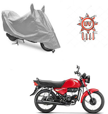 Atulit enterprises Waterproof Two Wheeler Cover for Hero(HF Dawn, Silver)