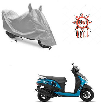 THE REAL ARV Waterproof Two Wheeler Cover for Yamaha(Alpha, Silver)