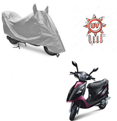 RPSENTTERPR Waterproof Two Wheeler Cover for TVS(Scooty Streak, Silver)