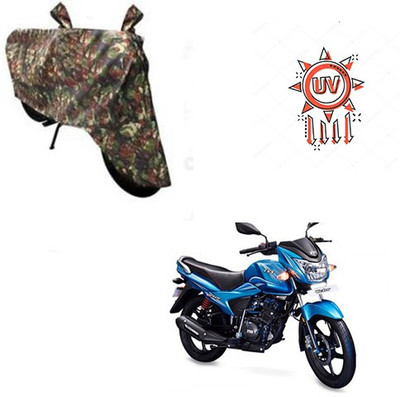HYBRIDS COLLECTION Waterproof Two Wheeler Cover for TVS(Victor New, Multicolor)