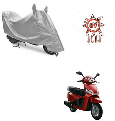 Atulit enterprises Waterproof Two Wheeler Cover for Mahindra(Gusto, Silver)