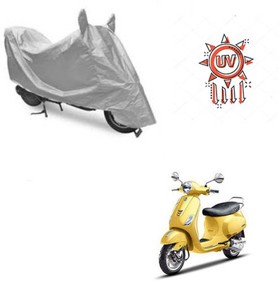 Atulit enterprises Waterproof Two Wheeler Cover for Piaggio(Vespa SXL, Silver)