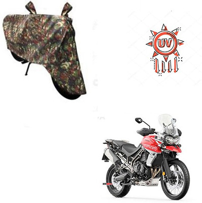 HYBRIDS COLLECTION Waterproof Two Wheeler Cover for Triumph(Tiger 800 XCA, Multicolor)