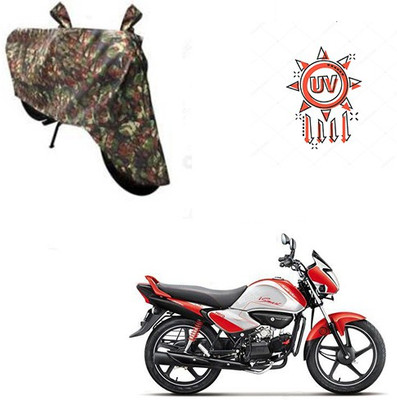 HYBRIDS COLLECTION Waterproof Two Wheeler Cover for Hero(Splendor I Smart, Multicolor)
