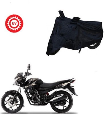 Atulit enterprises Two Wheeler Cover for Bajaj(Discover 150 s, Black)