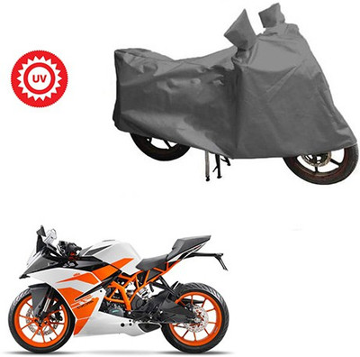 Atulit enterprises Waterproof Two Wheeler Cover for KTM(Duke 200, Grey)