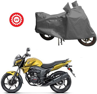 Atulit enterprises Waterproof Two Wheeler Cover for Honda(CB Trigger, Grey)
