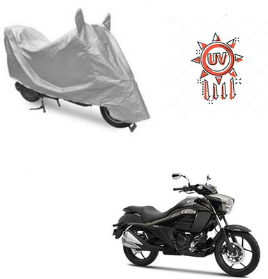 HYBRIDS COLLECTION Waterproof Two Wheeler Cover for Suzuki(Intruder, Silver)
