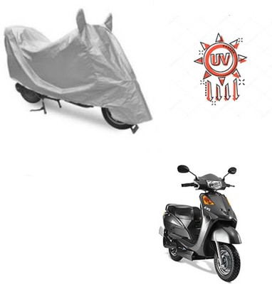 Atulit enterprises Waterproof Two Wheeler Cover for Indus(Yo Spark, Silver)