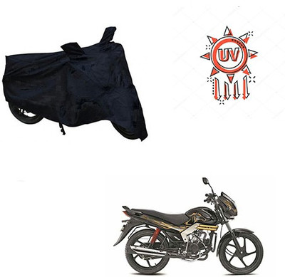 saanvi Two Wheeler Cover for Mahindra(Centuro, Black)