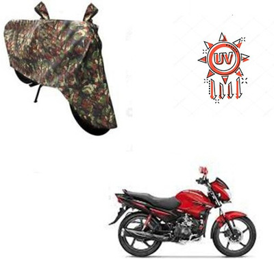 HYBRIDS COLLECTION Waterproof Two Wheeler Cover for Hero(Glamour FI, Multicolor)