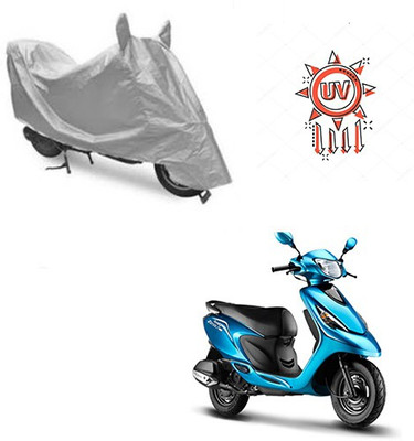 Atulit enterprises Waterproof Two Wheeler Cover for TVS(Zest, Silver)