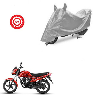 Atulit enterprises Two Wheeler Cover for Suzuki(Hayate, Silver)