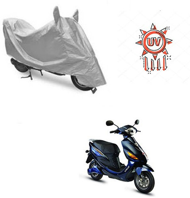Atulit enterprises Waterproof Two Wheeler Cover for Hero(Electric Cruz, Silver)