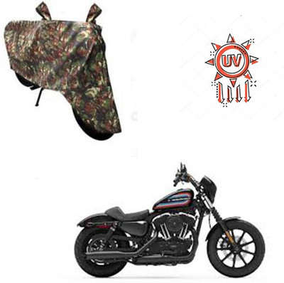 HYBRIDS COLLECTION Waterproof Two Wheeler Cover for Harley Davidson(XL 1200, Multicolor)