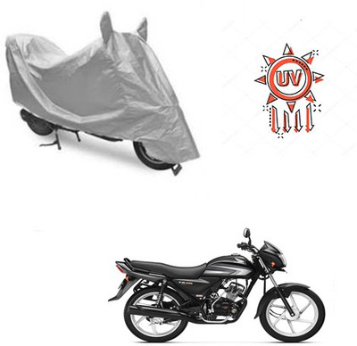 HYBRIDS COLLECTION Waterproof Two Wheeler Cover for Honda(CD, Silver)