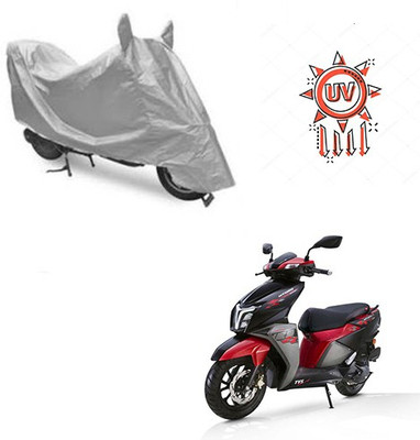 HYBRIDS COLLECTION Waterproof Two Wheeler Cover for TVS(NTORQ, Silver)