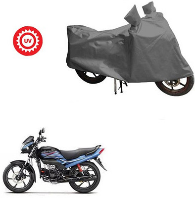 Atulit enterprises Waterproof Two Wheeler Cover for Honda(Passion Pro, Grey)
