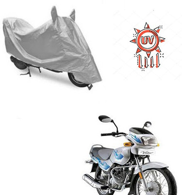 Atulit enterprises Waterproof Two Wheeler Cover for TVS(Victor GLX, Silver)
