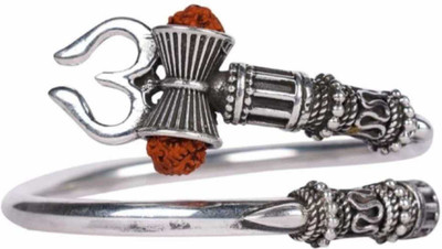 Astrodivine Brass Silver Coated Kada