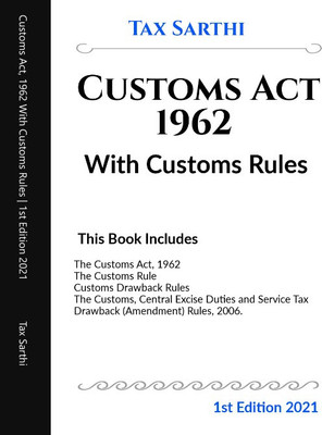 Customs Act, 1962 With Customs Rules | 1st Edition 2021(English, Paperback, Tax Sarthi)
