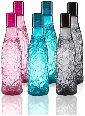 MAHADEV ENTERPRISE BOTMULTP6 1000 ml Bottle(Pack of 6, Multicolor, PET)
