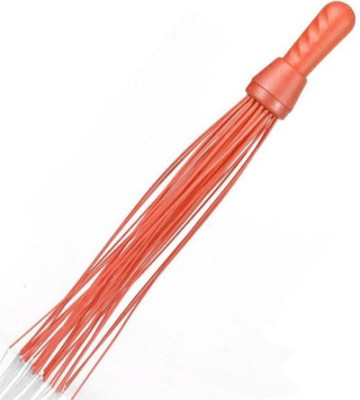 SBTs Plastic Dry Broom(Orange, Multicolor)