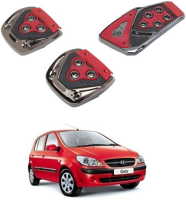 Qiisx 3 Pcs Non-Slip Manual Car Pedals kit Pad Covers Set Compatible with Hyundai Getz Prime Car Pedal