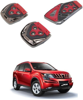 Qiisx 3 Pcs Non-Slip Manual Car Pedals kit Pad Covers Set Compatible with Mahindra XUV 500 Car Pedal