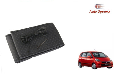 Auto Oprema Steering Cover For Universal For Car Zen(Black, Leather)