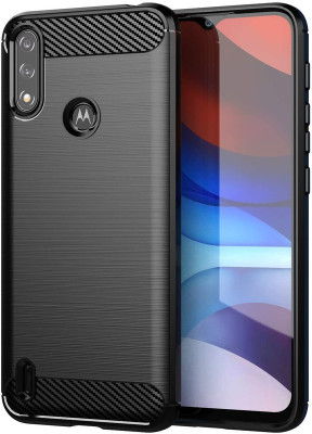 Elica Bumper Case for Motorola Moto E7 Power(Black, Shock Proof, Silicon, Pack of: 1)