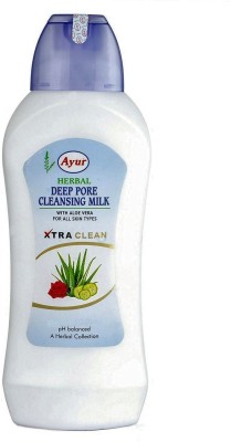 Ayur Herbal Deep Pore Cleansing Milk With Aloe Vera Face Wash(1000 ml)