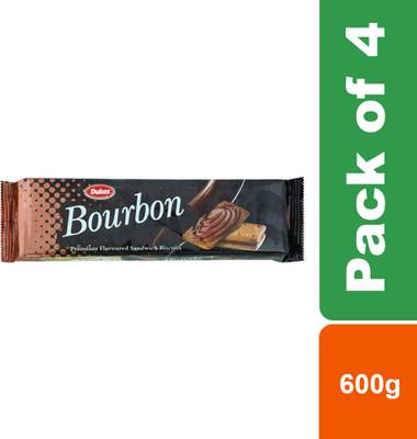 Dukes Bourbon Cream Sandwich  (600 g, Pack of 4)