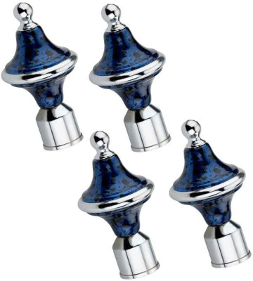 GROWNIX Blue Rod Rail Bracket Metal(Pack of 4)