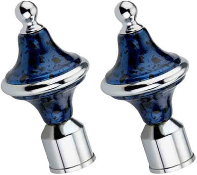 GROWNIX Blue Rod Rail Bracket Metal(Pack of 2)