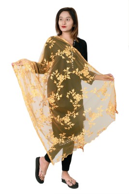 RAHULRAJ TEXTILE Net Embroidered Women Dupatta