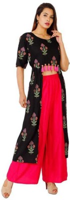 laxmi creation Women Ethnic Top Palazzo Set