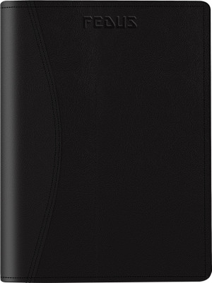 Fedus Leatherette File Folder(Set Of 1, Black)