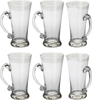 Somil (Pack of 6) Multipurpose Drinking Glass -B25 Glass Set Water/Juice Glass(250 ml, Glass, Clear)