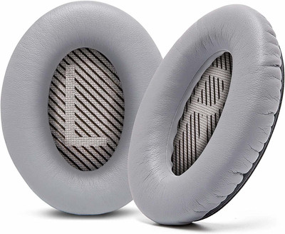 SYGA Headphones EarPads Cushions Replacement - Compatible with Bose QuietComfort 15 QC15 QC25 QC2 QC35/ Ae2 Ae2i Ae2w SoundTrue & SoundLink (Around-Ear Series Only)-Light Grey & Black Font) Over The Ear Headphone Cushion(Pack of 2, Light Grey, Black, Grey) SYGA Headphones EarPads Cushions Replacement - Compatible with Bose QuietComfort 15 QC15 QC25 QC2 QC35/ Ae2 Ae2i Ae2w SoundTrue & SoundLink (Around-Ear Series Only)-Light Grey & Black Font) Over The Ear Headphone Cushion(Pack of 2, Light Grey, Black, Grey)