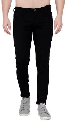 Strobine Slim Men Black Jeans