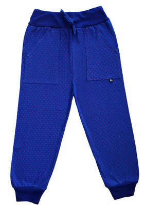 adibaba Track Pant For Baby Boys & Baby Girls(Blue, Pack of 1)